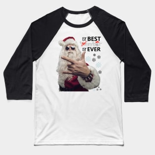 BEST WINTER EVER with a Snowflakes Baseball T-Shirt